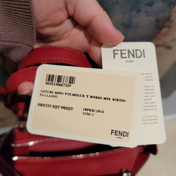 NEW!Fendi Mini 3Jours shoulder crossbody handbag - Picture 5 of 7
